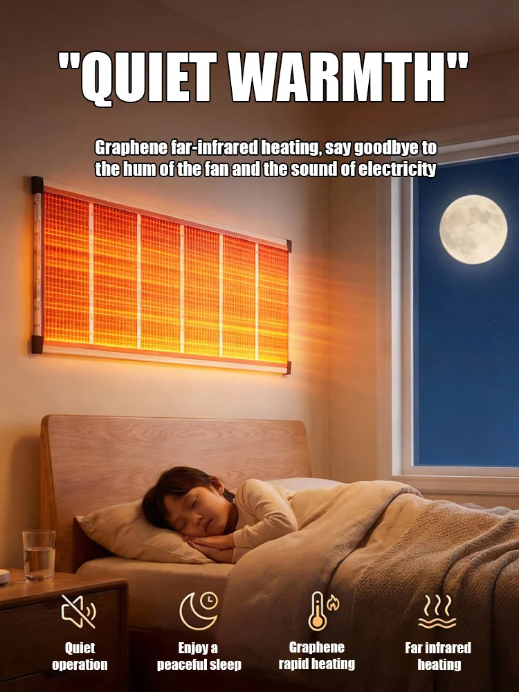 【5-Second Instant Heat】German High-Tech Graphene Wall Heater