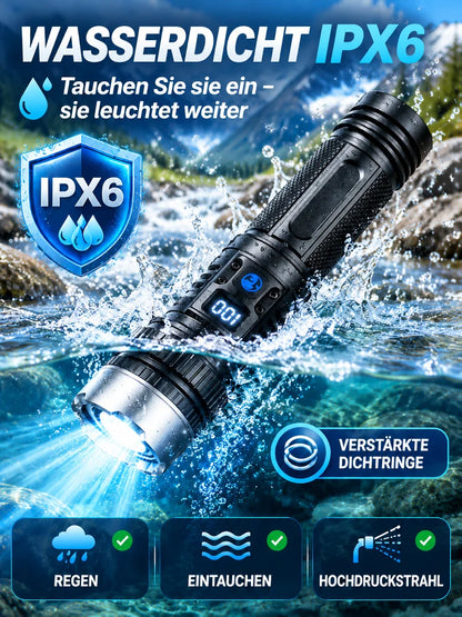 【Ultra Bright Sky Cannon】Ultra-bright white laser flashlight, Rechargeable and portable for emergencies