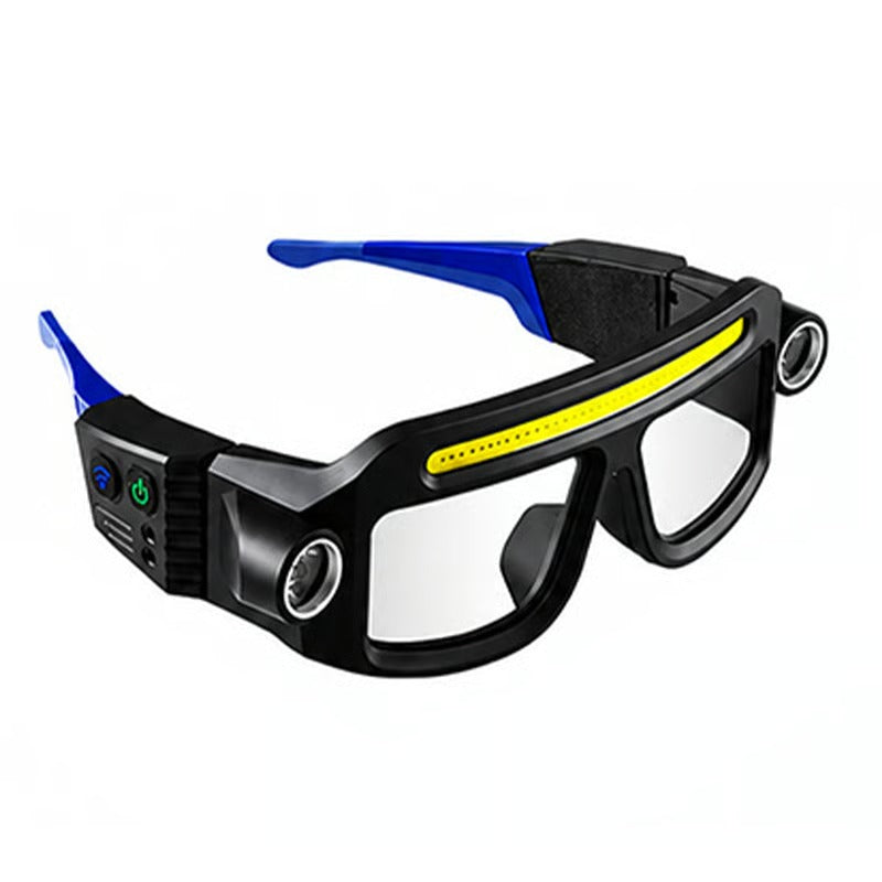 Ultra-Lightweight Motion-Sensing Headlamp with XTE+COB Dual Light Source