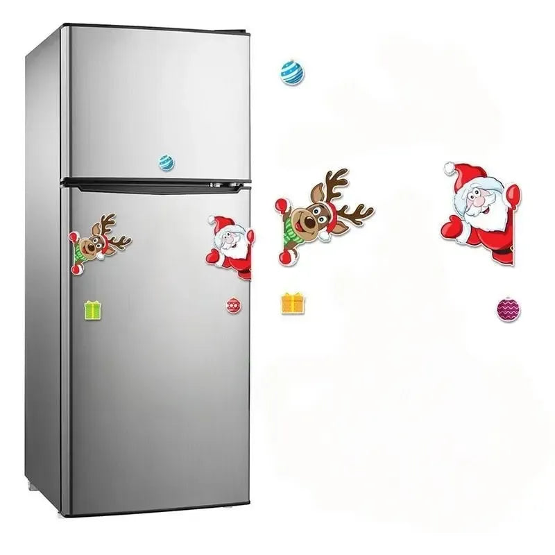 Christmas Fridge Magnet Decoration Set for Kids DIY Holiday Kitchen Decor