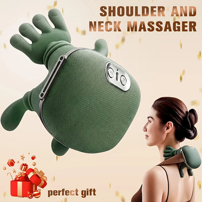 Deep Relief Heated Neck &amp; Shoulder Massager