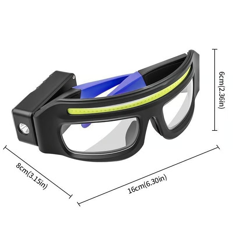 Ultra-Lightweight Motion-Sensing Headlamp with XTE+COB Dual Light Source