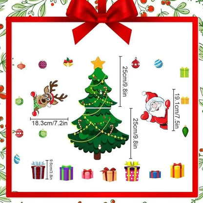 Christmas Fridge Magnet Decoration Set for Kids DIY Holiday Kitchen Decor