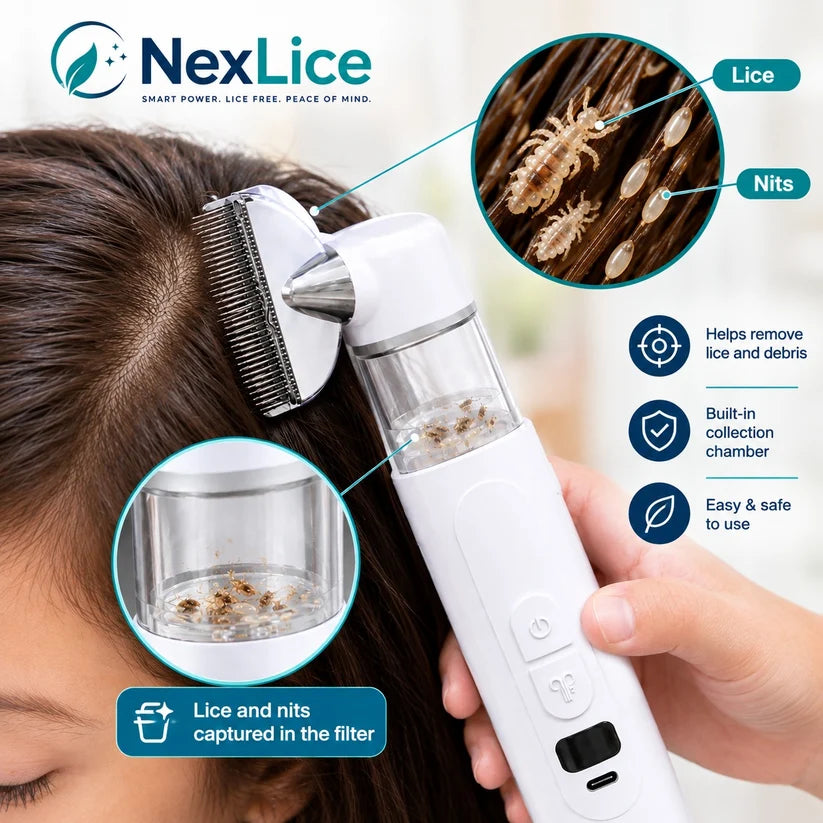 NexLice Electric Lice Comb & Vacuum