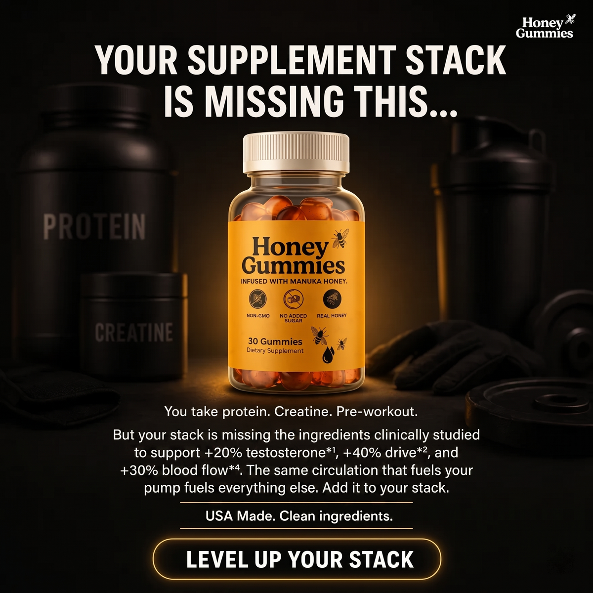 Honey Gummies🐝Real Vitality You Can Feel.