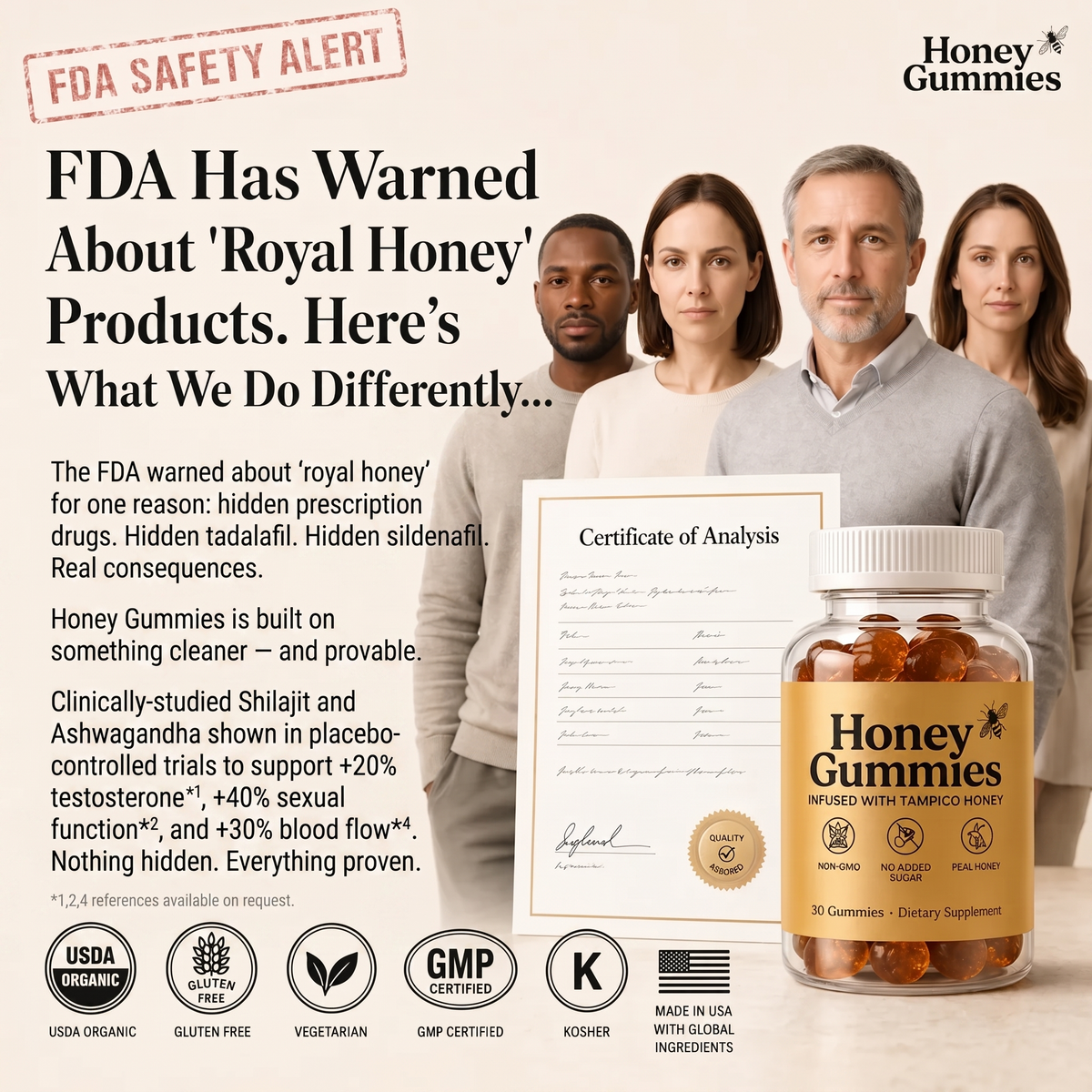 Honey Gummies🐝Real Vitality You Can Feel.
