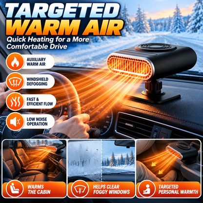 🔥 Portable Car Heater – Warm Air & A Clear Windshield In Seconds