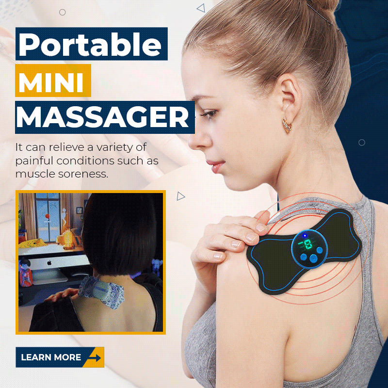 ⏳Time-Limited Special ⏰✨Portable Mini Body Massager – Adjustable Intensity for Neck, Back, Waist, Hips & Legs, Relax On The Go!