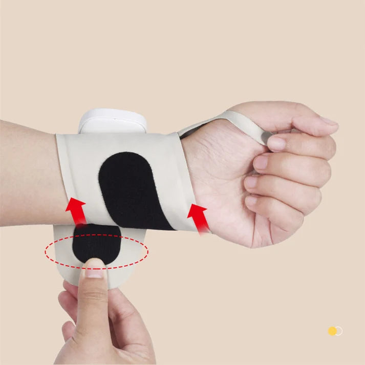 ⏰ Rechargeable Adjustable Electric Wrist Massager – Relieves Pain, Soothes Stiffness & Perfect for Office, Home & Recovery 🌿✨