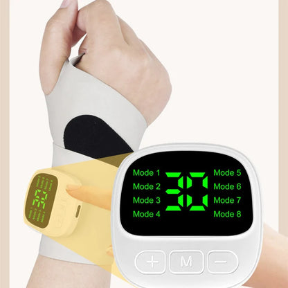 ⏰ Rechargeable Adjustable Electric Wrist Massager – Relieves Pain, Soothes Stiffness & Perfect for Office, Home & Recovery 🌿✨