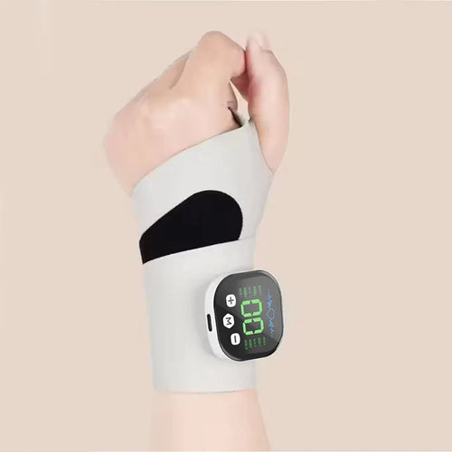 ⏰ Rechargeable Adjustable Electric Wrist Massager – Relieves Pain, Soothes Stiffness & Perfect for Office, Home & Recovery 🌿✨