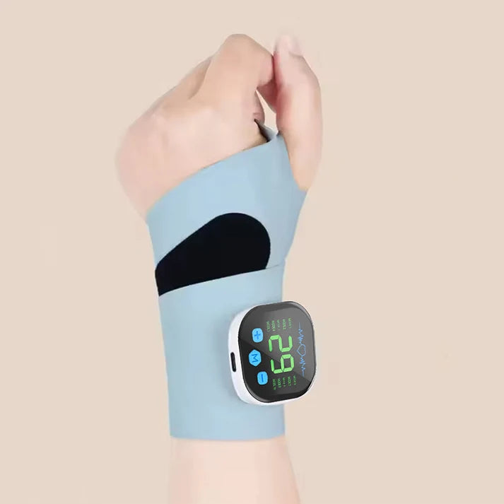 ⏰ Rechargeable Adjustable Electric Wrist Massager – Relieves Pain, Soothes Stiffness & Perfect for Office, Home & Recovery 🌿✨