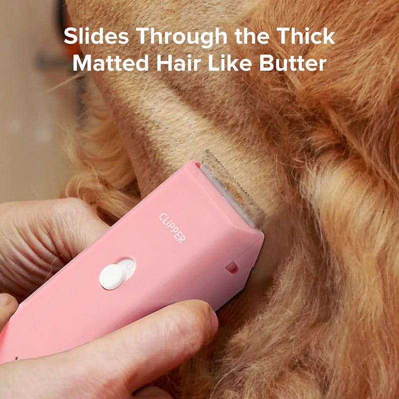 🔥Huge 25% Off Limited Time! Quiet Cordless Pet Clipper 🐶 Sharp Ceramic Blade, IPX7 Waterproof, 90 Mins Long Battery Life🐾