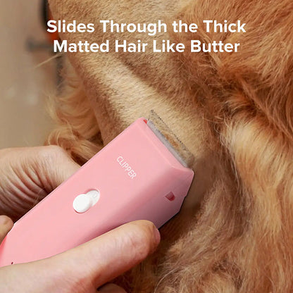 🔥Huge 25% Off Limited Time! Quiet Cordless Pet Clipper 🐶 Sharp Ceramic Blade, IPX7 Waterproof, 90 Mins Long Battery Life🐾