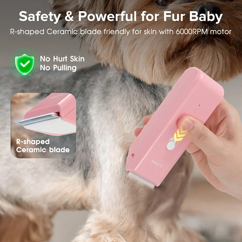 🔥Huge 25% Off Limited Time! Quiet Cordless Pet Clipper 🐶 Sharp Ceramic Blade, IPX7 Waterproof, 90 Mins Long Battery Life🐾