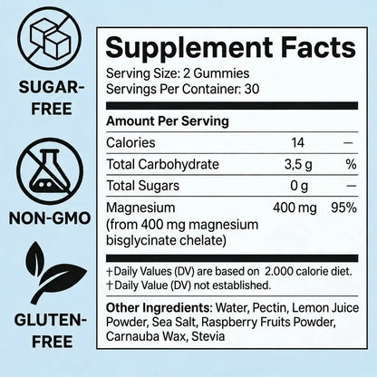 🍬 SPNutrition Magnesium Bisglycinate Gummies