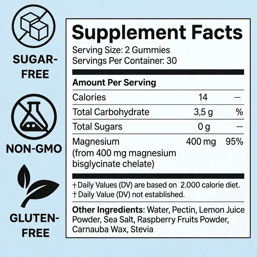 🔥SPNutrition Magnesium Bisglycinate Gummies