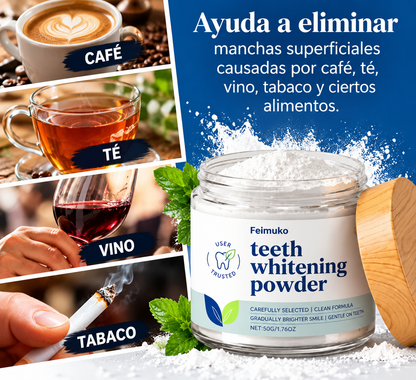 Velydent – Polvo Blanqueador Dental