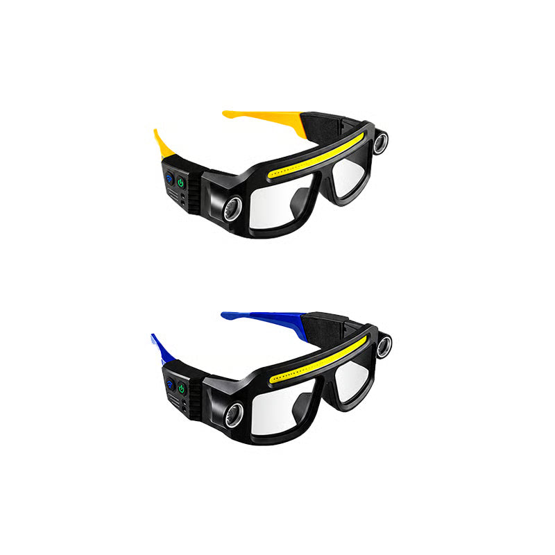 Ultra-Lightweight Motion-Sensing Headlamp with XTE+COB Dual Light Source